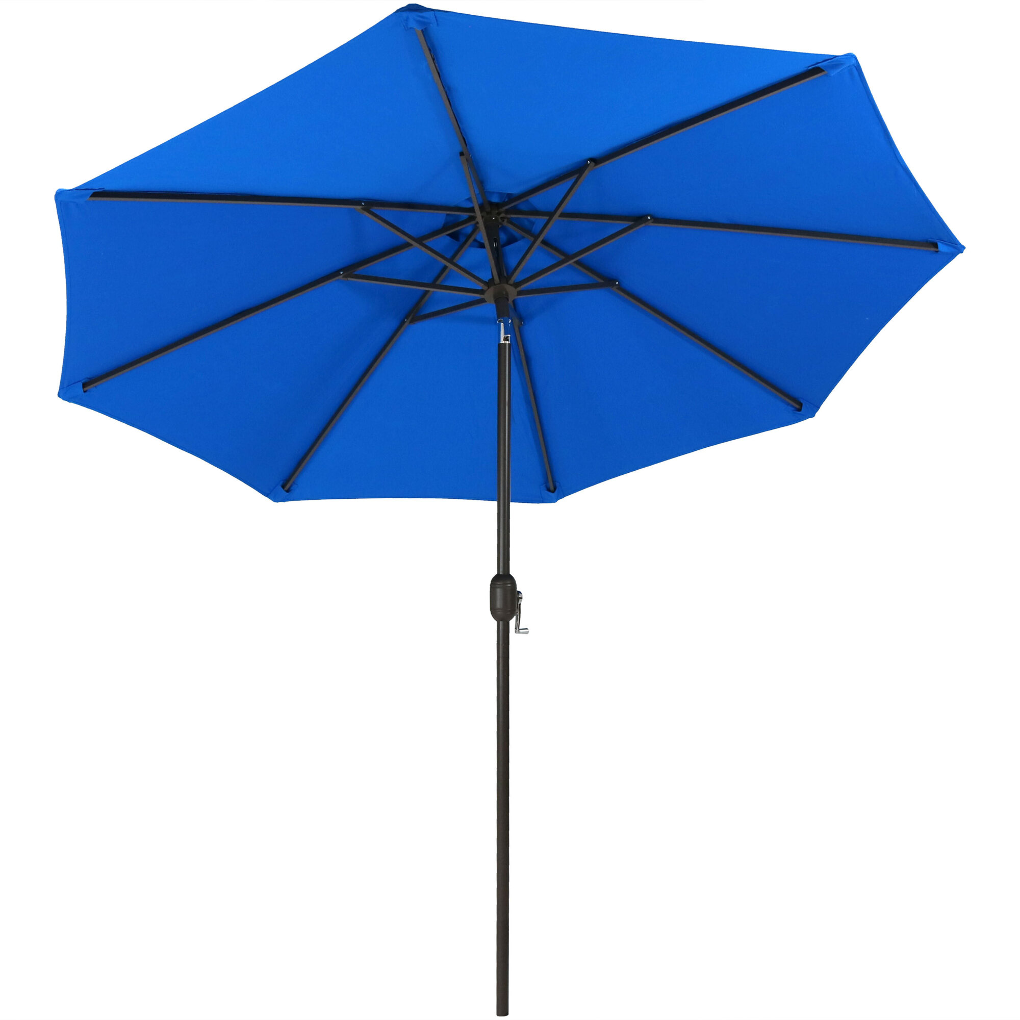 Sunnydaze Decor, 9ft. Aluminum Umbrella - Sunbrella - Pacific Blue, Canopy Diameter 8.58 ft, Shape Octagon, Model# JLP-339